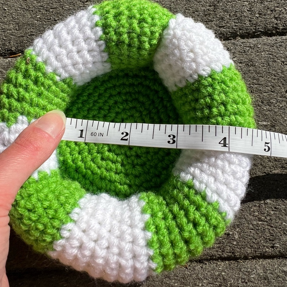 Hand Crocheted Summer Pool Floaty Coaster! - Picture 16 of 17
